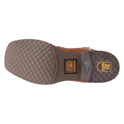 Martel Ostrich Embroidered Square Toe Pull On Cowboy Boots - SundialMartel Ostrich Embroidered Square Toe Pull On Cowboy Boots