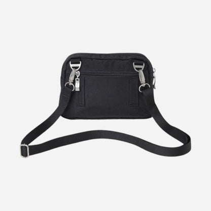 Triple Zip Bagg Black/Sand