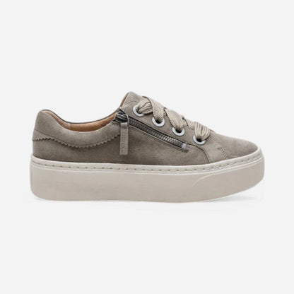 Aubrey Platform Lace Up Taupe