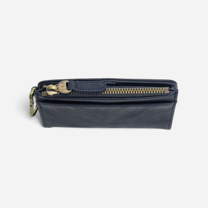 Bobbie Bifold Wallet With Carabiner Navy