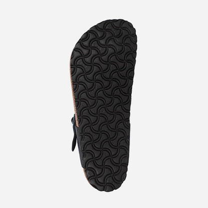 Gizeh Braided Black Oiled Leather Regular