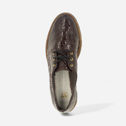 Women's Zoe 01 Croco Bordo
