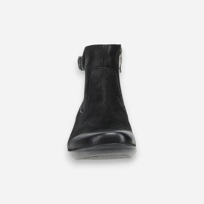Fergie Black Burnished Suede