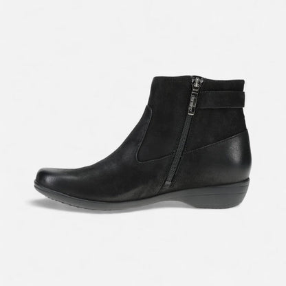 Fergie Black Burnished Suede