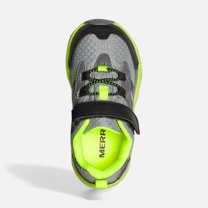 Kid's Moab Speed 2 Low A/C Waterproof Grey/Black/Citron