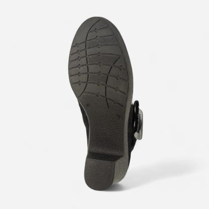 2494 Buckle Boot Black Comb