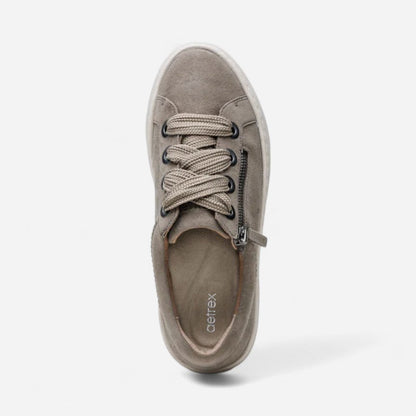 Aubrey Platform Lace Up Taupe