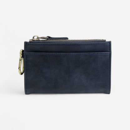 Bobbie Bifold Wallet With Carabiner Navy