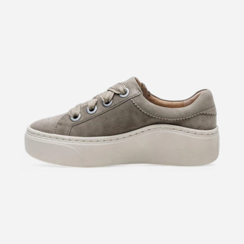 Aubrey Platform Lace Up Taupe