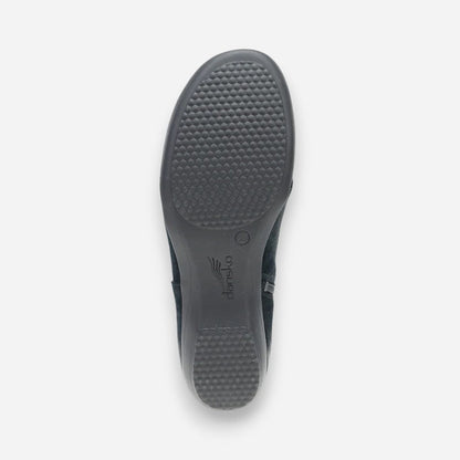 Fergie Black Burnished Suede