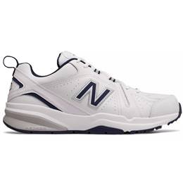 New Balance 608v5 Men's White & Navy Cross Trainer Wide 4E MX608WN54E – product image