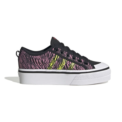 Nizza Zebra Print Platform Sneakers - SundialNizza Zebra Print Platform Sneakers