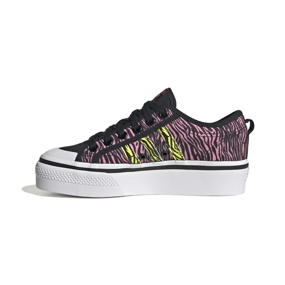 Nizza Zebra Print Platform Sneakers - SundialNizza Zebra Print Platform Sneakers