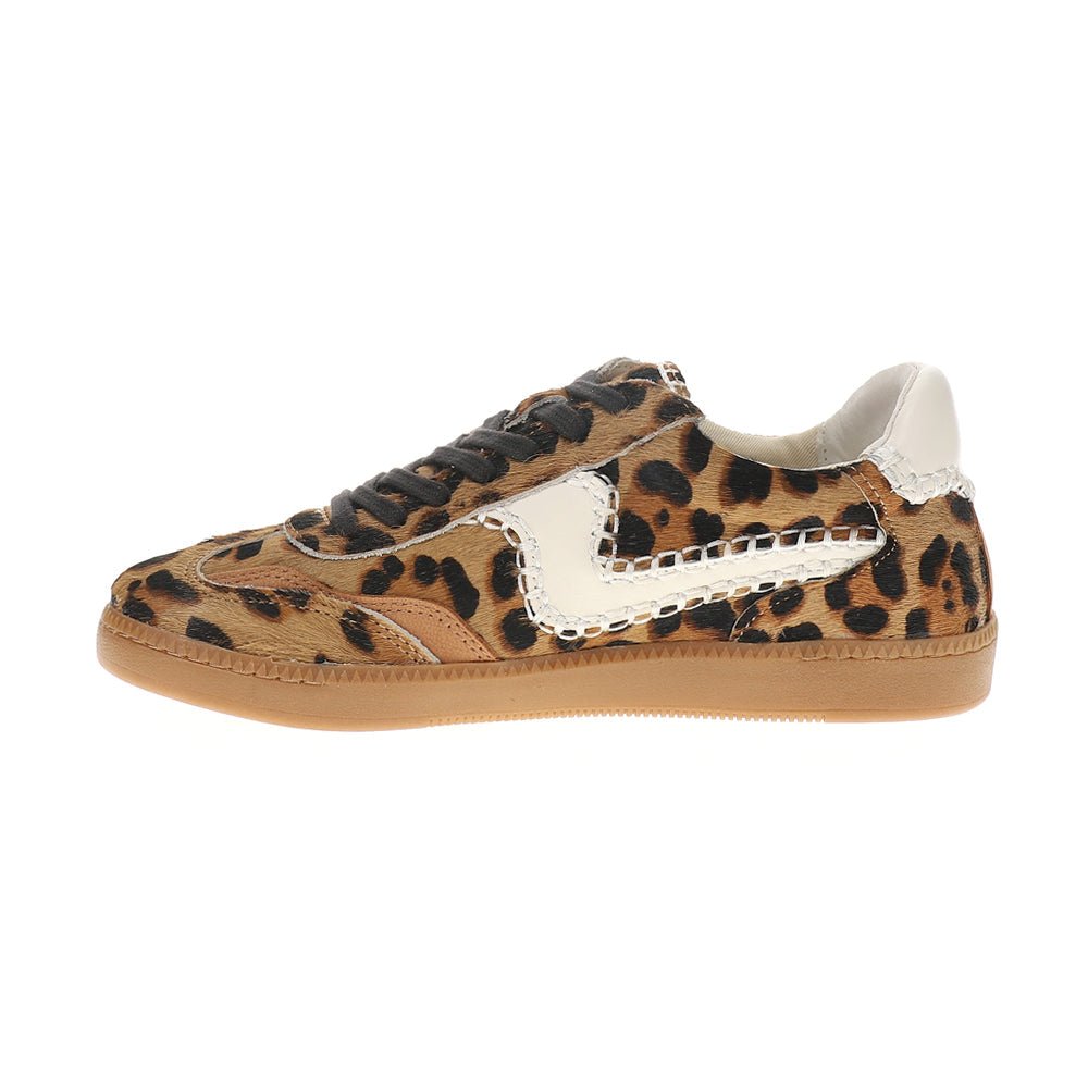 Notice Stitch Leopard Lace Up Sneakers - SundialNotice Stitch Leopard Lace Up Sneakers