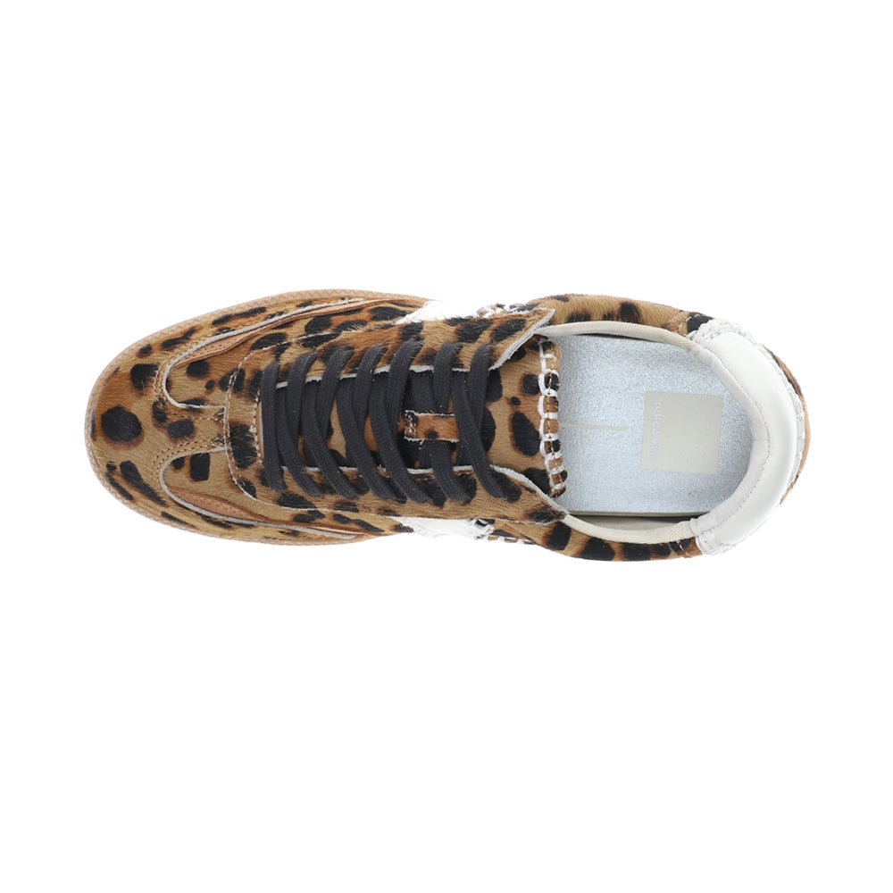 Notice Stitch Leopard Lace Up Sneakers - SundialNotice Stitch Leopard Lace Up Sneakers