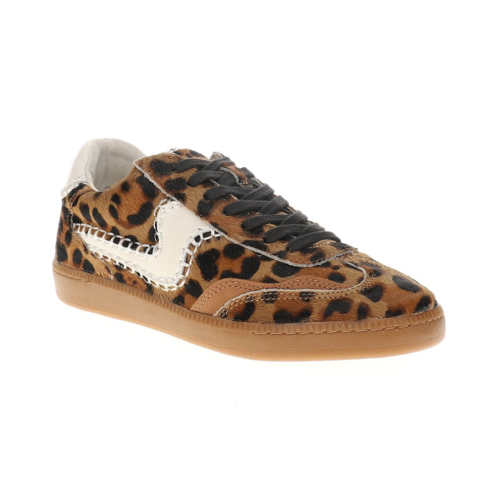 Notice Stitch Leopard Lace Up Sneakers - SundialNotice Stitch Leopard Lace Up Sneakers