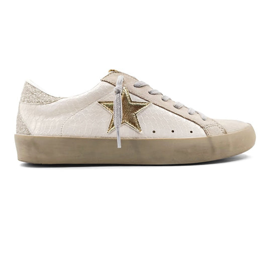 Paula Snake Print Lace Up Sneakers - SundialPaula Snake Print Lace Up Sneakers
