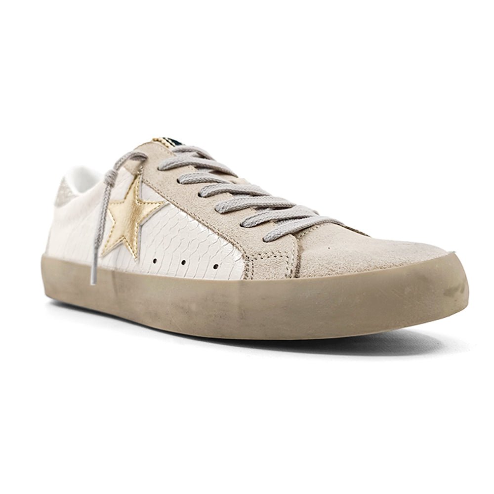 Paula Snake Print Lace Up Sneakers - SundialPaula Snake Print Lace Up Sneakers