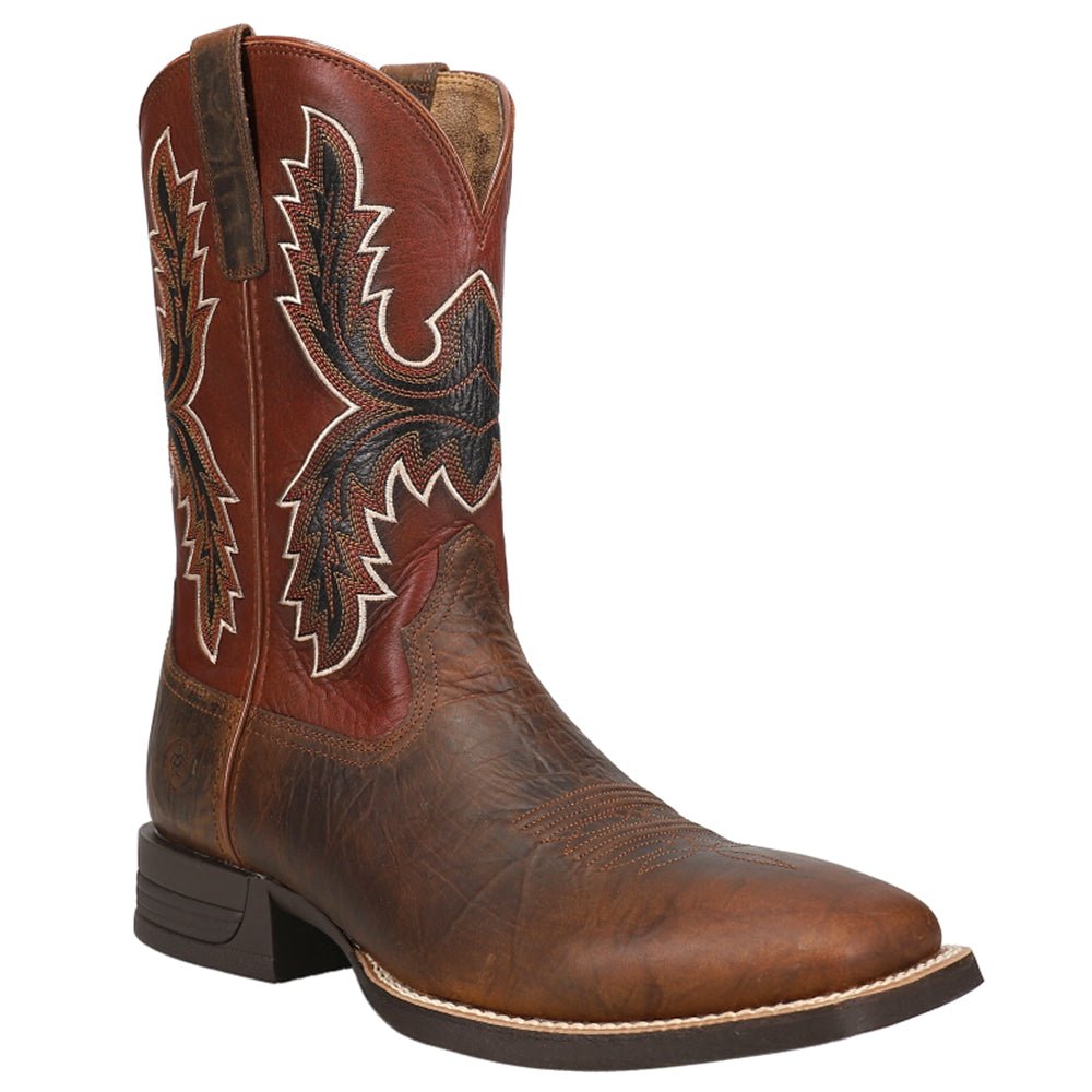 Pay Window Embroidered Square Toe Pull On Cowboy Boots - SundialPay Window Embroidered Square Toe Pull On Cowboy Boots