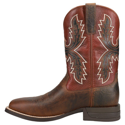 Pay Window Embroidered Square Toe Pull On Cowboy Boots - SundialPay Window Embroidered Square Toe Pull On Cowboy Boots