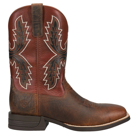 Pay Window Embroidered Square Toe Pull On Cowboy Boots - SundialPay Window Embroidered Square Toe Pull On Cowboy Boots
