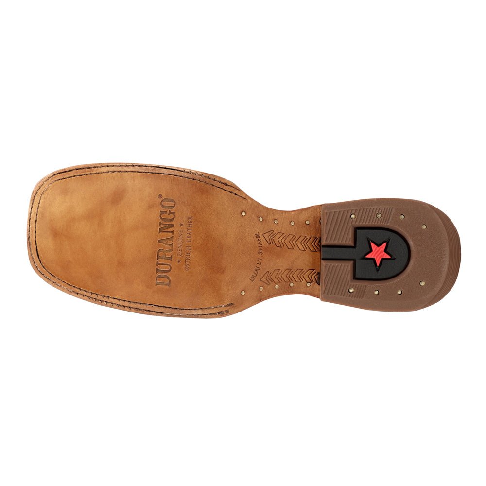 PRCA Collection Full - Quill Ostrich Embroidered Square Toe Pull On Cowboy Boots - SundialPRCA Collection Full - Quill Ostrich Embroidered Square Toe Pull On Cowboy Boots