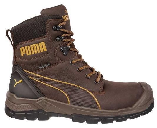 Puma Safety Men's Conquest CTX EH WP ASTM Brown Orange – product image