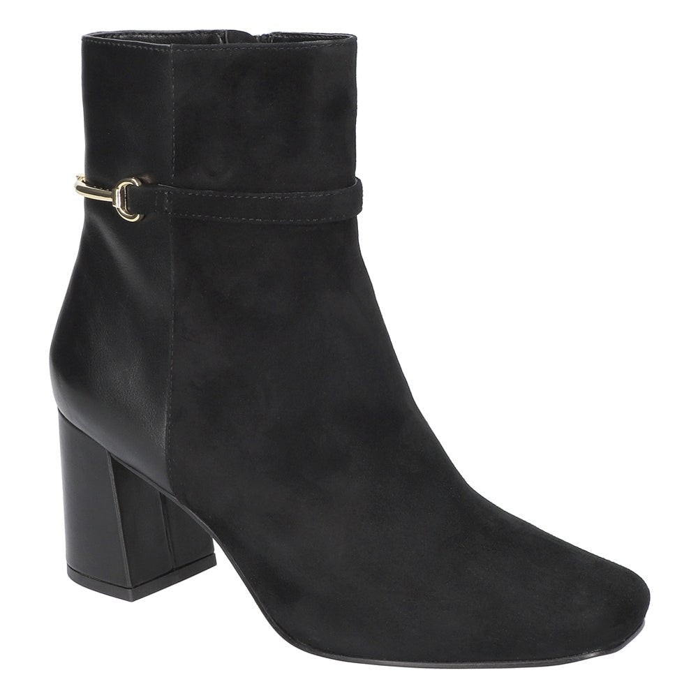 Quincy Square Toe Zippered Booties - SundialQuincy Square Toe Zippered Booties
