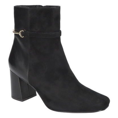 Quincy Square Toe Zippered Booties - SundialQuincy Square Toe Zippered Booties