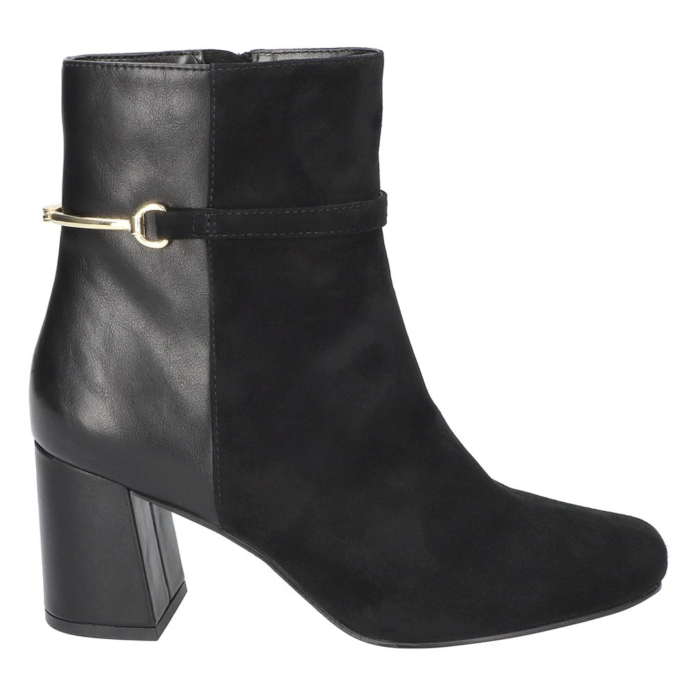Quincy Square Toe Zippered Booties - SundialQuincy Square Toe Zippered Booties