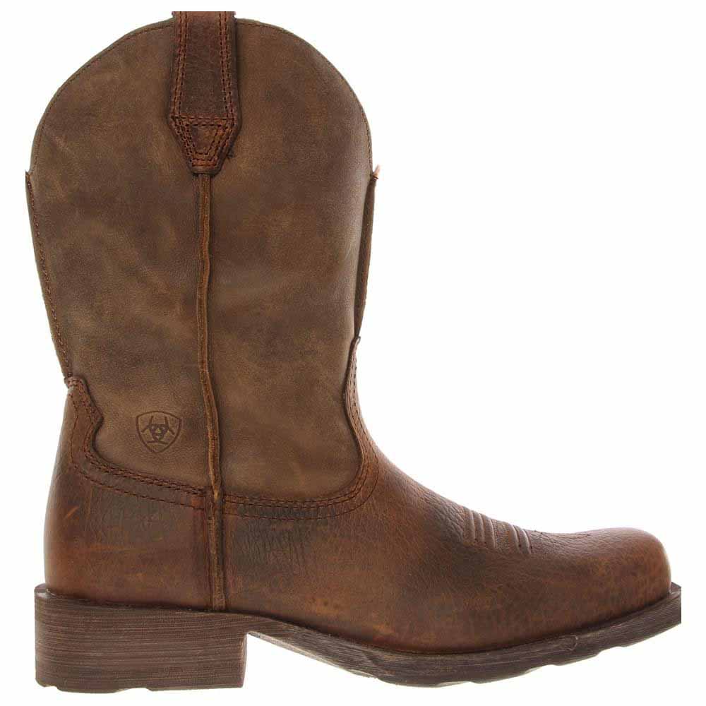 Rambler Square Toe Pull On Cowboy Boots - SundialRambler Square Toe Pull On Cowboy Boots