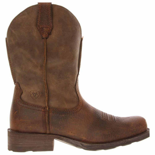 Rambler Square Toe Pull On Cowboy Boots - SundialRambler Square Toe Pull On Cowboy Boots