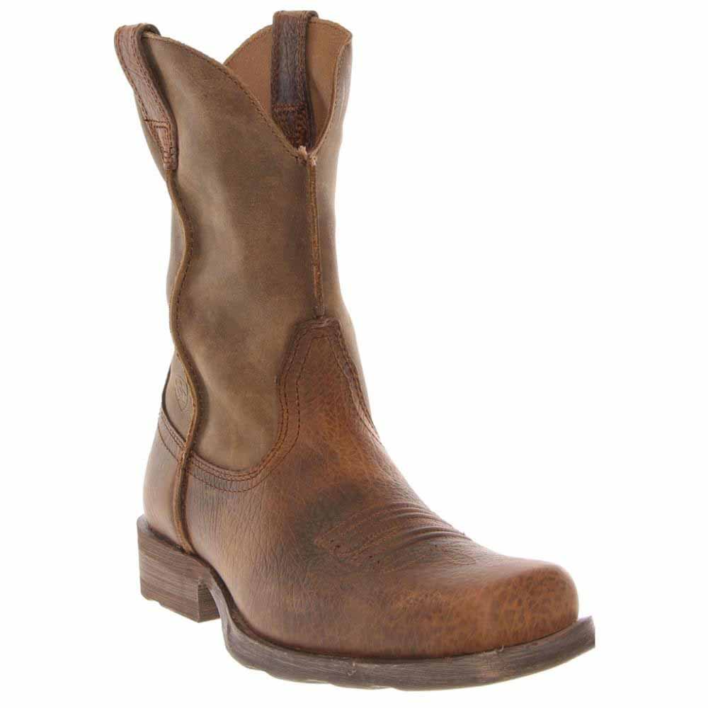 Rambler Square Toe Pull On Cowboy Boots - SundialRambler Square Toe Pull On Cowboy Boots