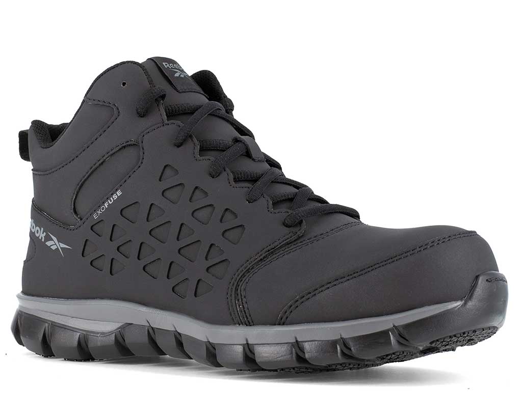 Reebok Work Men's Sublite Cushion CT Mid Black Grey – product image