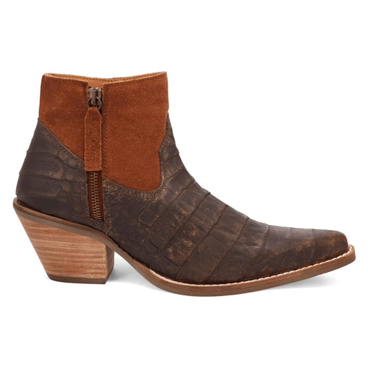 Ricki Croc Animal Print Snip Toe Zippered Cowboy Booties - SundialRicki Croc Animal Print Snip Toe Zippered Cowboy Booties