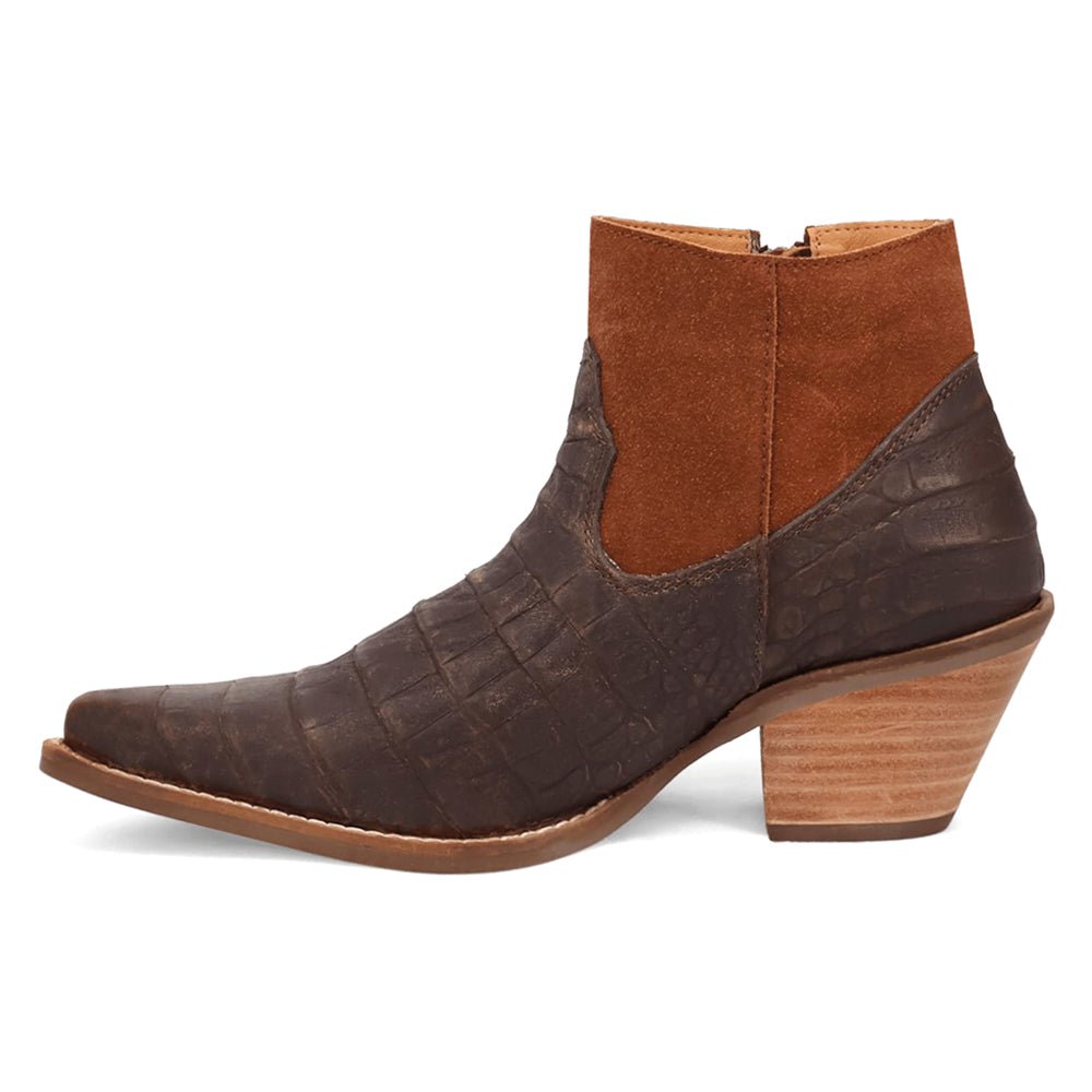 Ricki Croc Animal Print Snip Toe Zippered Cowboy Booties - SundialRicki Croc Animal Print Snip Toe Zippered Cowboy Booties