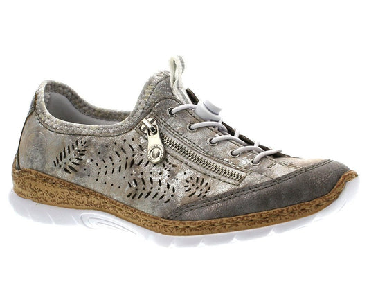 Rieker Women's N42K6-40 Nikita Grey Metallic – product image