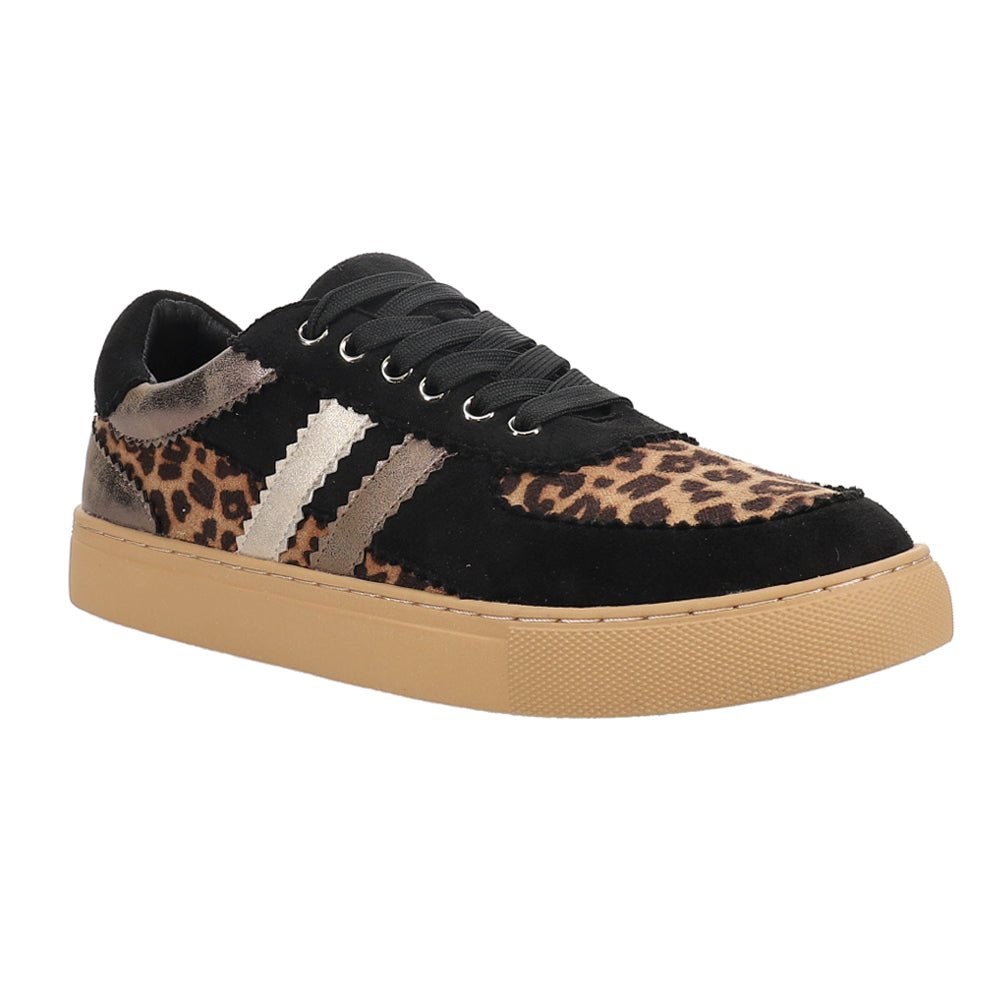 Rizz Leopard Lace Up Sneakers - SundialRizz Leopard Lace Up Sneakers