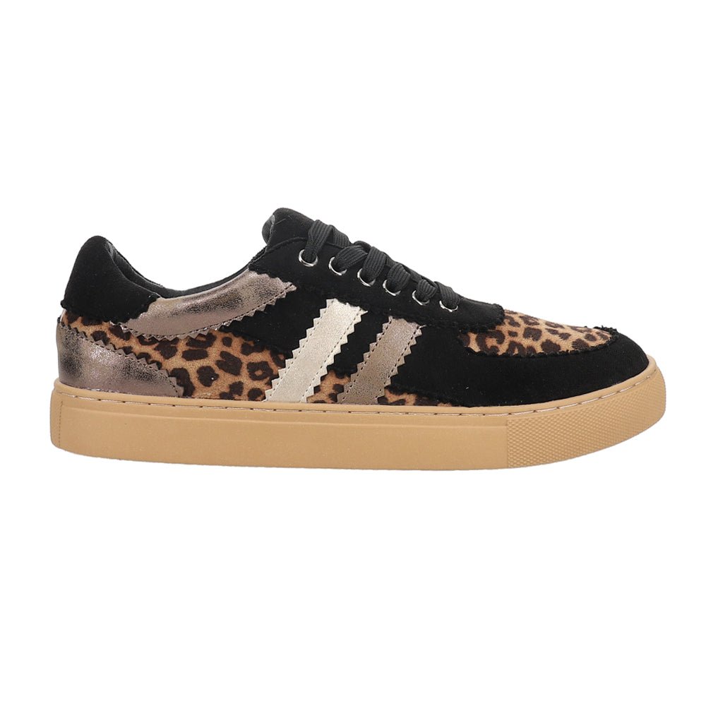 Rizz Leopard Lace Up Sneakers - SundialRizz Leopard Lace Up Sneakers