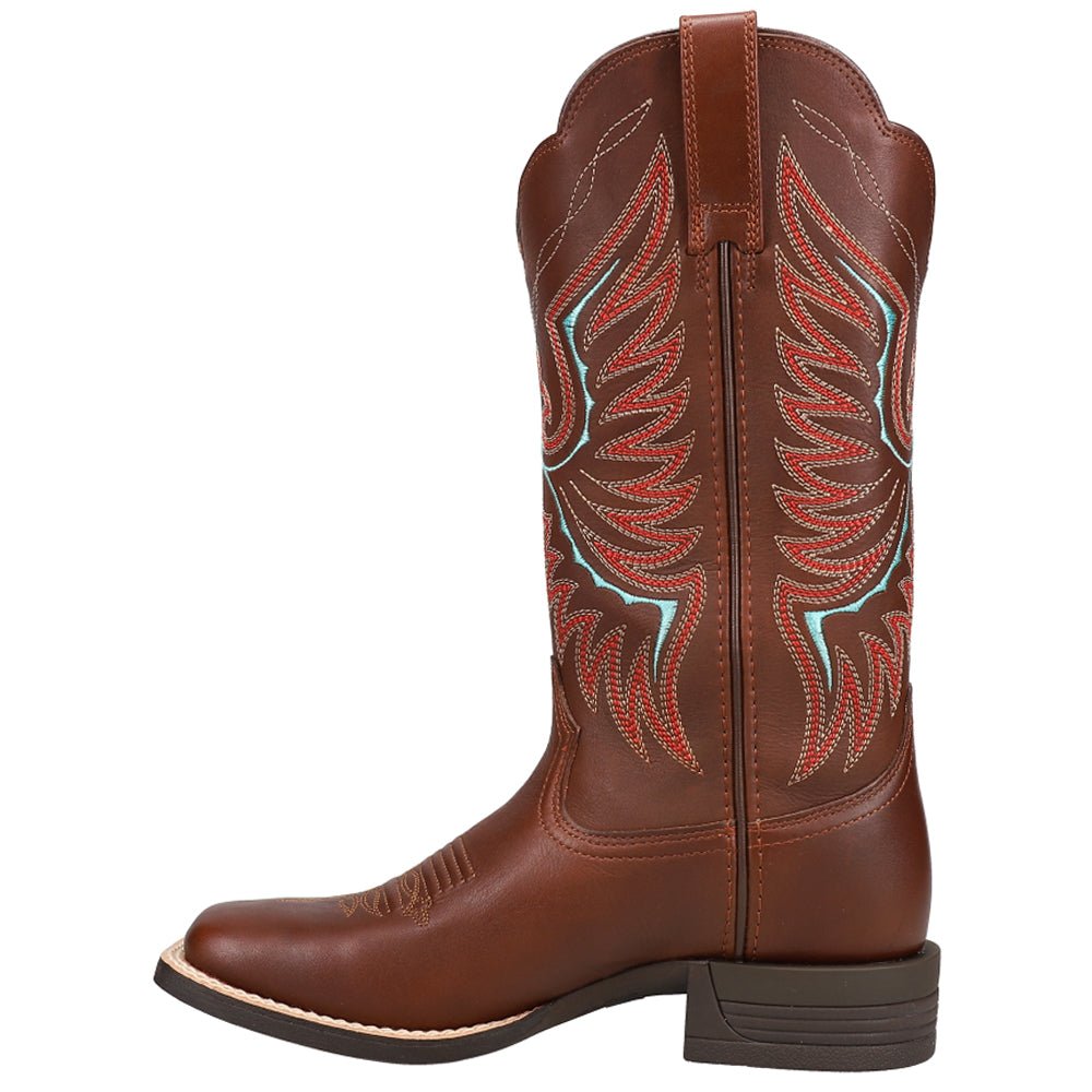 Rockdale Embroidered Square Toe Cowboy Boots - SundialRockdale Embroidered Square Toe Cowboy Boots