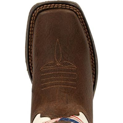 Durango Big Kids Lil' Rebel Distressed Flag Western Boots DBT0234Y