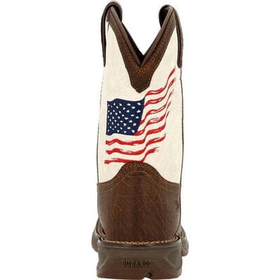 Durango Little Kids Lil' Rebel Distressed Flag Western Boot DBT0234C