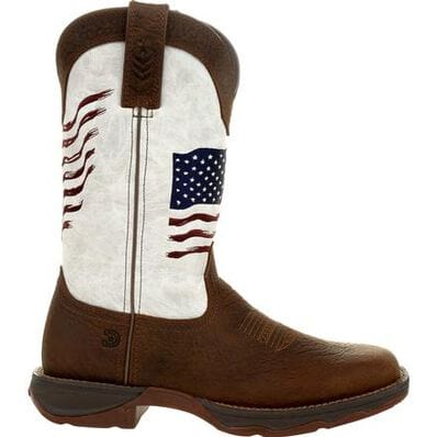 Durango Women's Lady Rebel™ Distressed Flag Embroidered Western Boot DRD0394