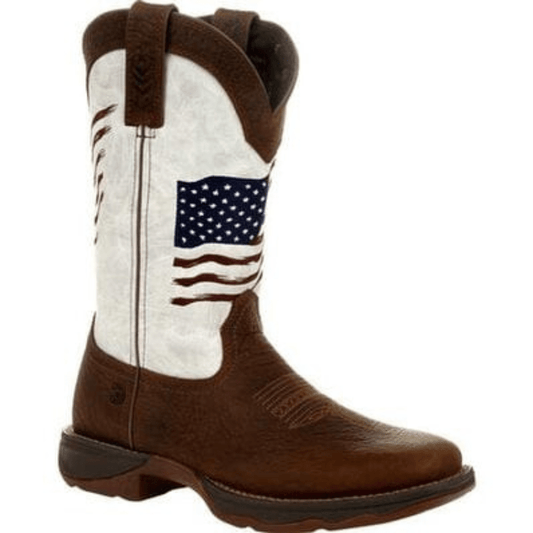 Durango Women's Lady Rebel™ Distressed Flag Embroidered Western Boot DRD0394