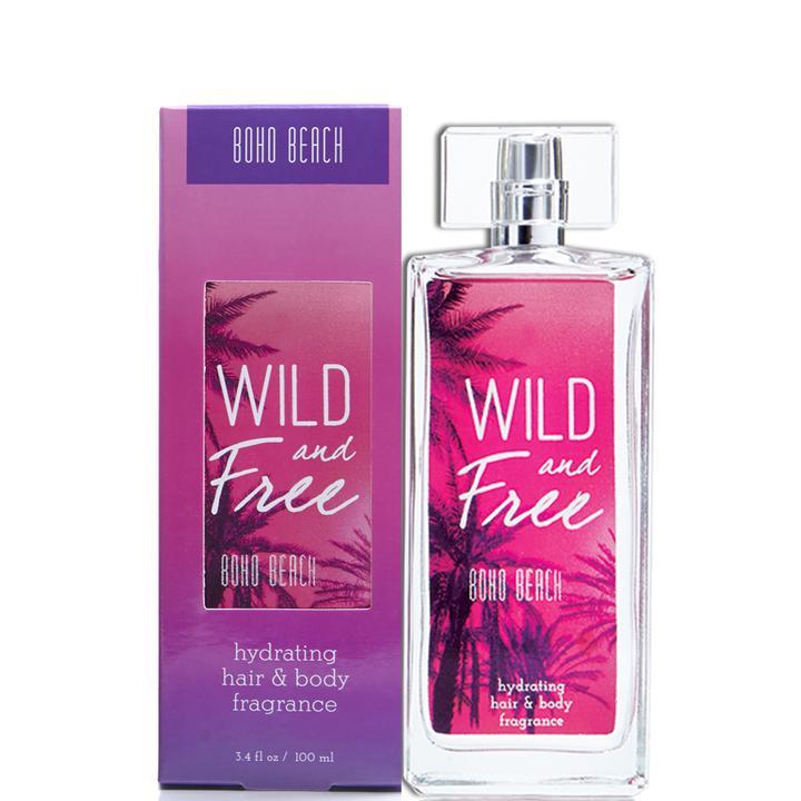 Tru Fragrance Women's Wild and Free Boho Beach Hydrating Hair & Body Fragrance 92699
