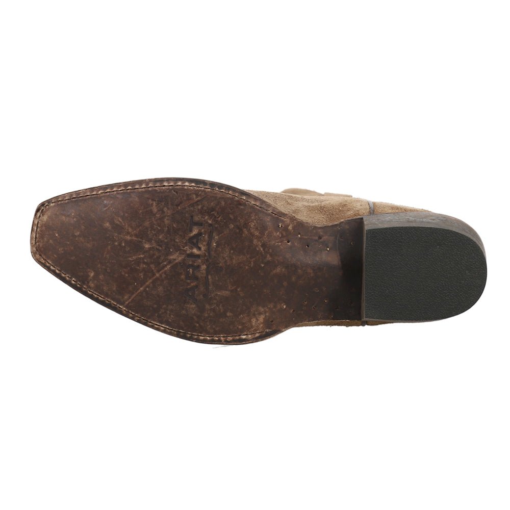 Ryman Embroidered Snip Toe Pull On Cowboy Boots - SundialRyman Embroidered Snip Toe Pull On Cowboy Boots