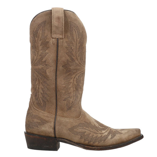 Ryman Embroidered Snip Toe Pull On Cowboy Boots - SundialRyman Embroidered Snip Toe Pull On Cowboy Boots