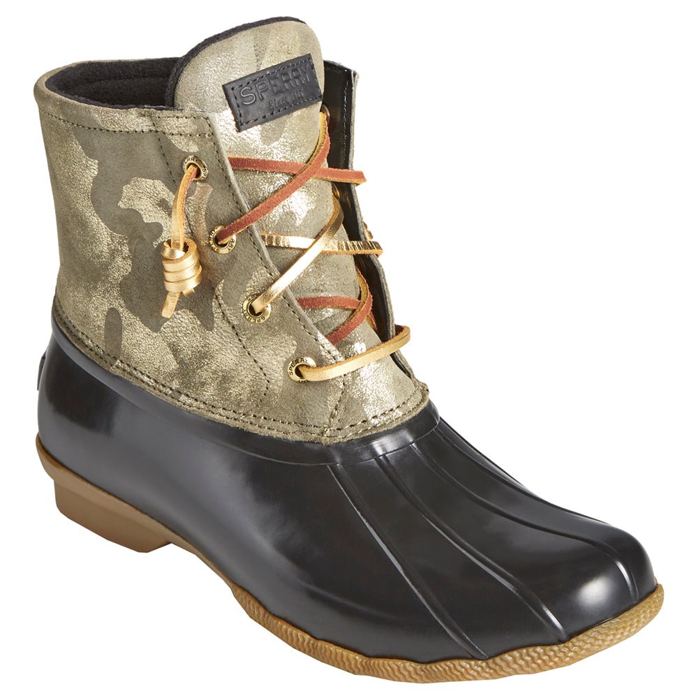 Saltwater Metallic Camouflage Duck Boots - SundialSaltwater Metallic Camouflage Duck Boots