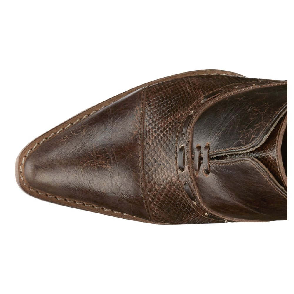 Sherry Snake Print Snip Toe Cowboy Booties - SundialSherry Snake Print Snip Toe Cowboy Booties