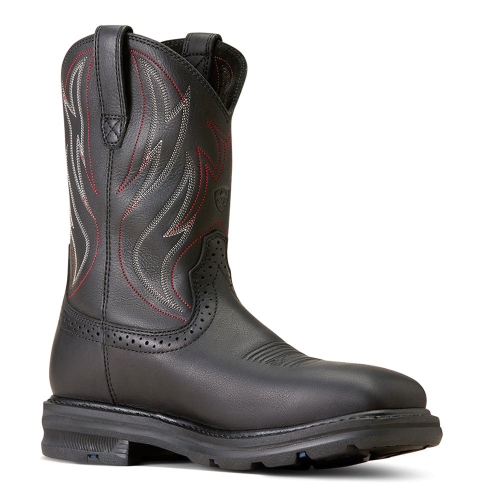 Sierra 10 Inch Slip Resistant Wide Steel Toe Work Boots - SundialSierra 10 Inch Slip Resistant Wide Steel Toe Work Boots